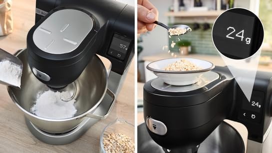 Serie 6 Küchenmaschine mit Waage 1600 W Schwarz, Edelstahl gebürstet MUMS6ZS34