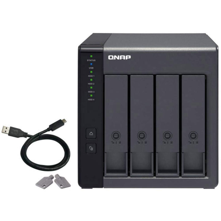 QNAP TR-004 4 Bay Desktop NAS Expansion - Optional Use as a Direct-Attached Storage Device