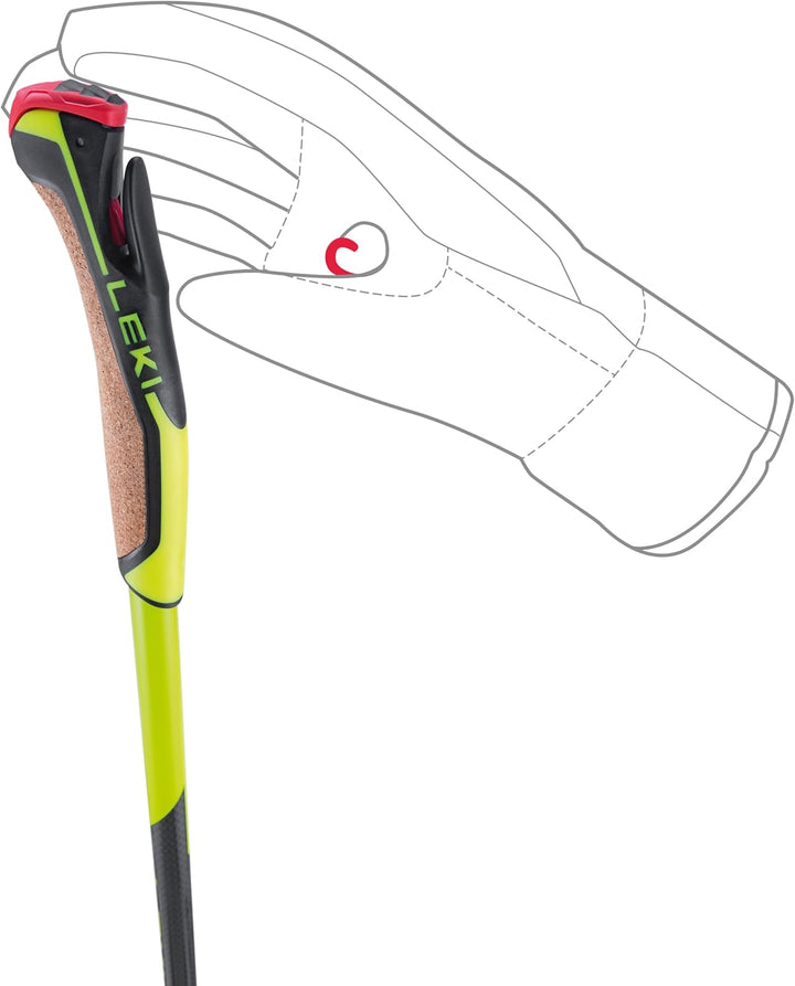 LEKI Unisex-Adult Skistock 160 mehrfarbig, 160 mehrfarbig