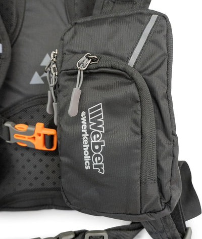 Weber #Werkeholics Outdoor & Offroad Rucksack schwarz 18 Liter