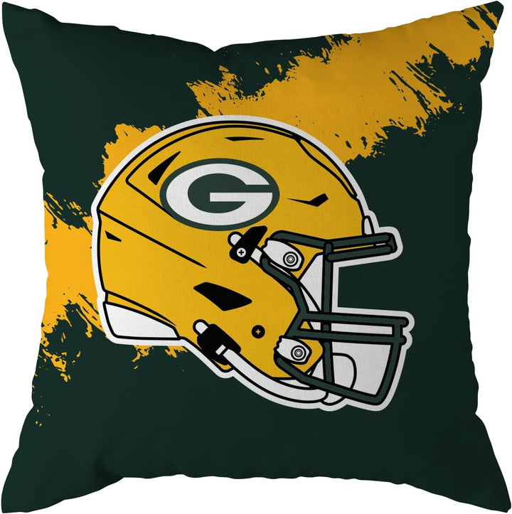 NFL Kissen Green Bay Packers Football Cushion Brush Pillow Sofakissen 50x50cm