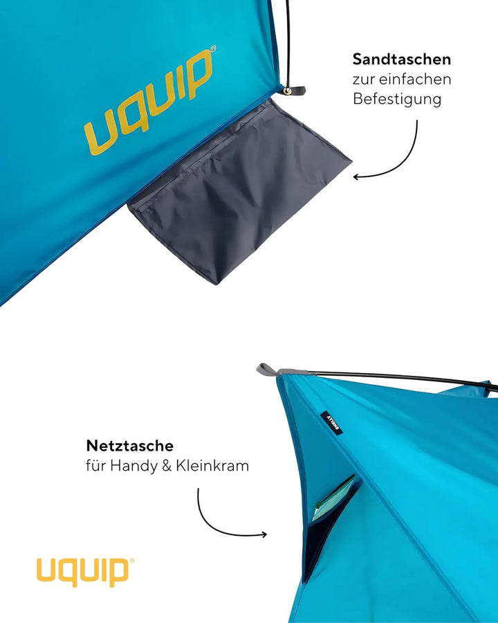 Uquip Strandmuschel Shelly, Petrol Petrol Standard, Petrol Standard