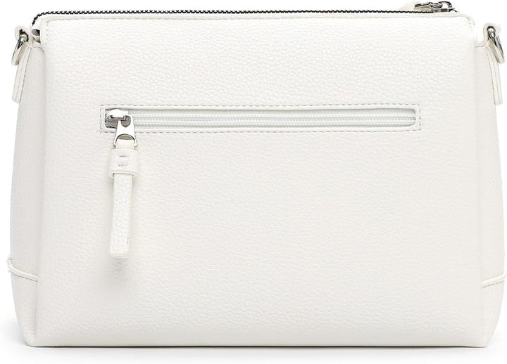 Tamaris Umhängetasche TAS Kennia 34390 Damen Handtaschen Uni Weiss M, Weiss M