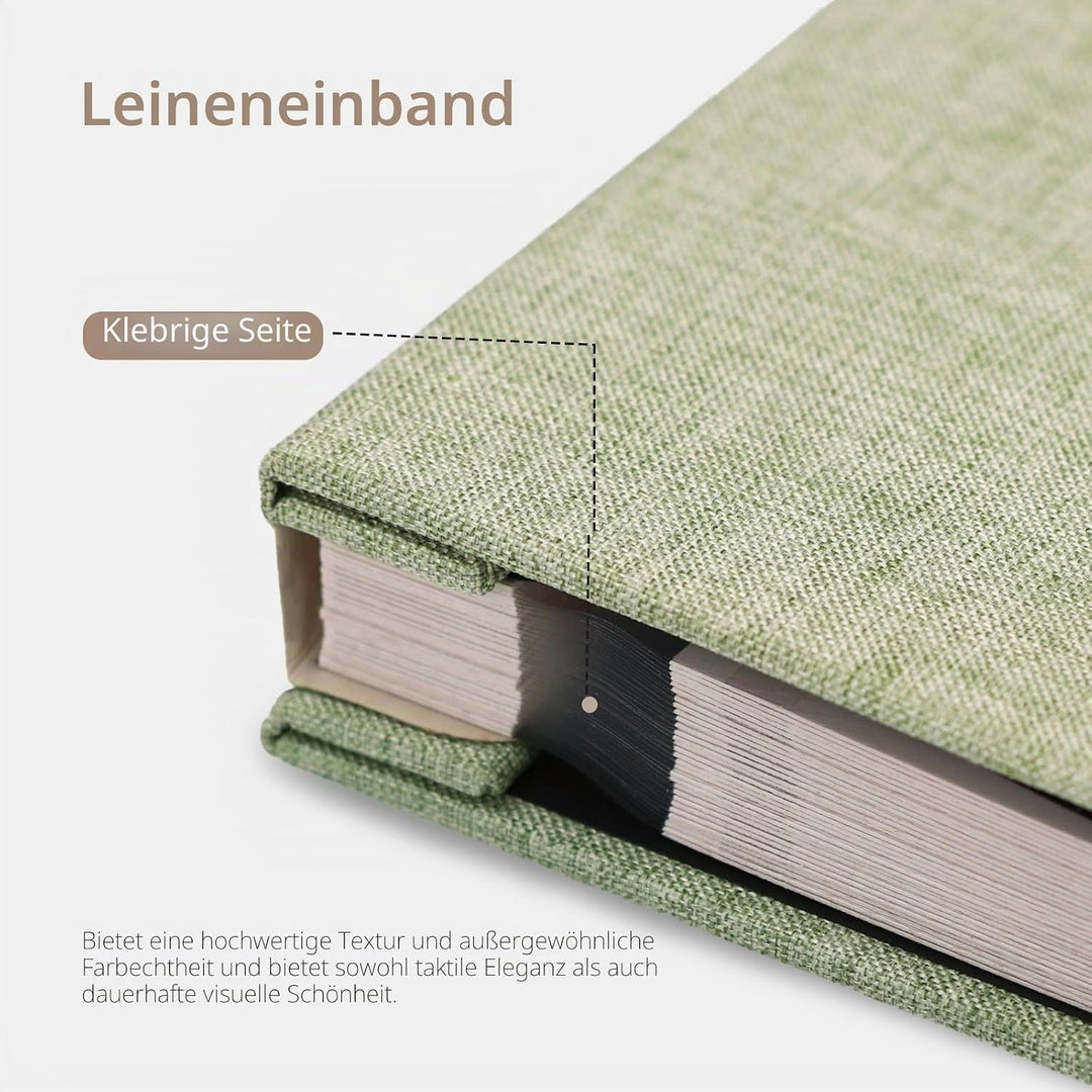 Vienrose Fotoalbum, selbstklebend, 10,2 x 15,2 cm, 7,6 x 12,7 cm, 21,6 x 27,9 cm mit Metallic-Stift
