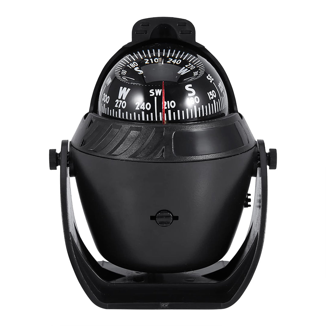 Filfeel Digital Marine Kompass, Hohe Präzision LED-Licht Schwenkbarer Kompass, Navigation Elektronis