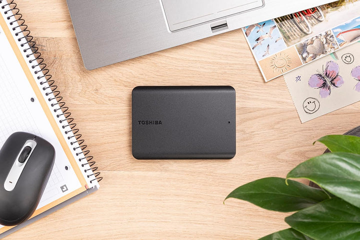 Toshiba Canvio Basics HDTB540XK3CA Externe Festplatte, 4 TB, USB 3.0, Schwarz Modern Schwarz 4 TB