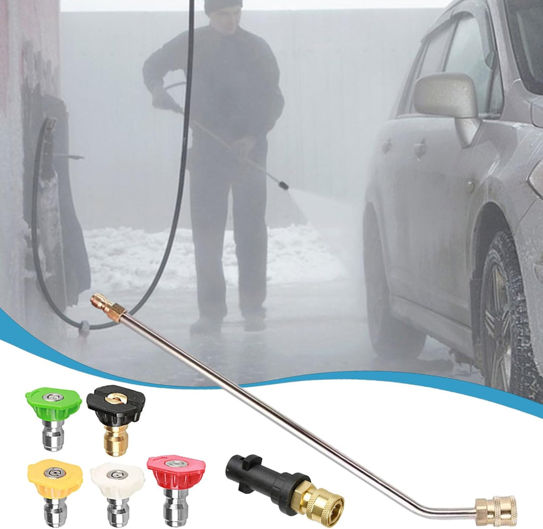 Verlängerungsstab für Hochdruckreiniger, 90 Grad/30 Grad Winkel Sprühlanze für Kärcher K2 K3 K4 K5 K