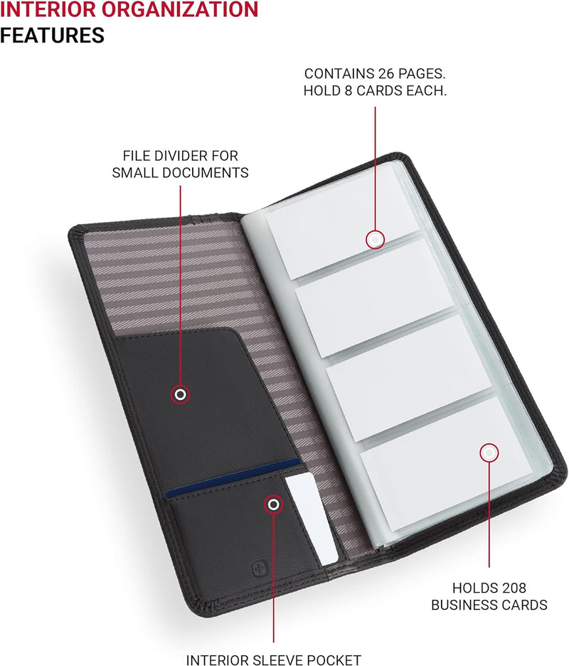 Wenger Luggage Diplomat Personal Card File, schwarz (Schwarz) - 65418020 Diplomat Executive Kartenor