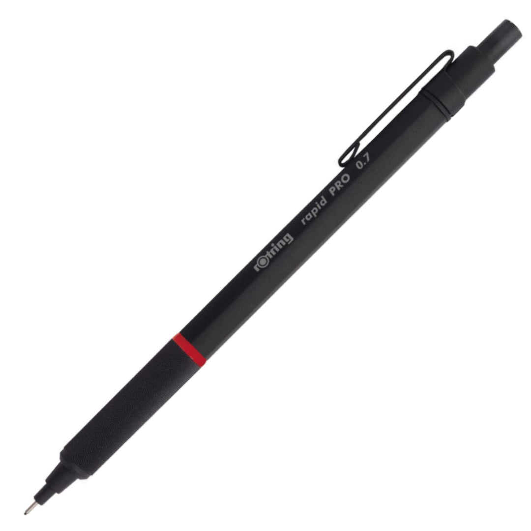 rOtring Rapid PRO Druckbleistift mit Einzug | 0,7 mm | Schwarz 0,7 mm Single Schwarz, 0,7 mm Single