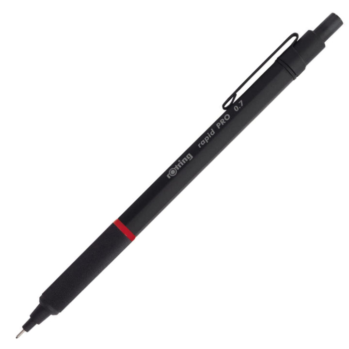 rOtring Rapid PRO Druckbleistift mit Einzug | 0,7 mm | Schwarz 0,7 mm Single Schwarz, 0,7 mm Single