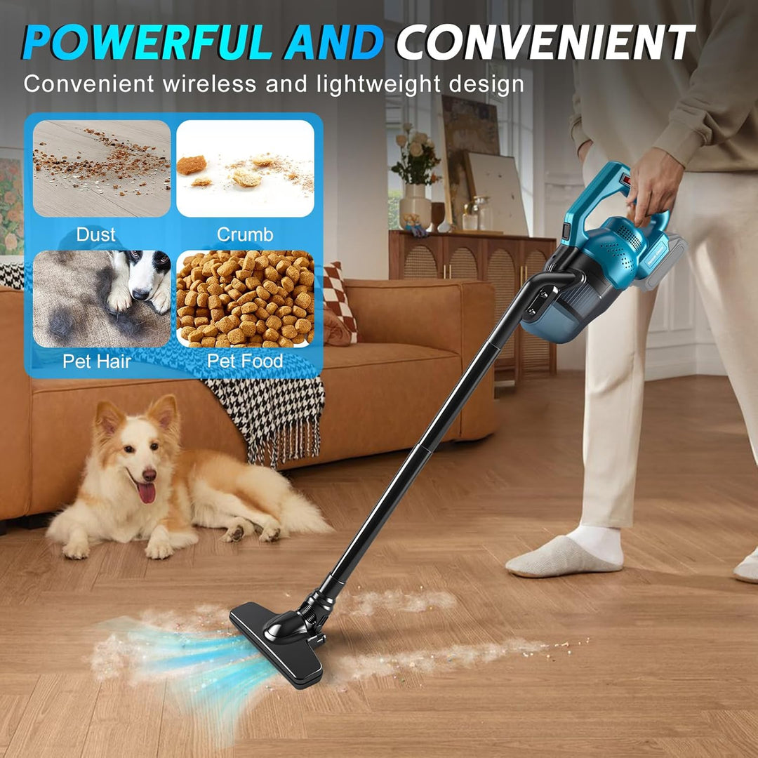 Akku Handstaubsauger Kompatibel mit Makita 18V Batterie, 16KPa 4-in-1 Multifunktionaler Staubsauger,