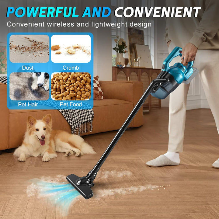 Akku Handstaubsauger Kompatibel mit Makita 18V Batterie, 16KPa 4-in-1 Multifunktionaler Staubsauger,
