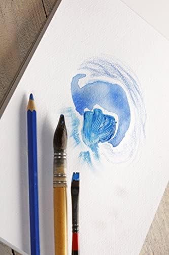 Clairefontaine 96535C PaintOn Block (250 g, 100% extra weisses Zellulosepapier mit leichter Körnung,