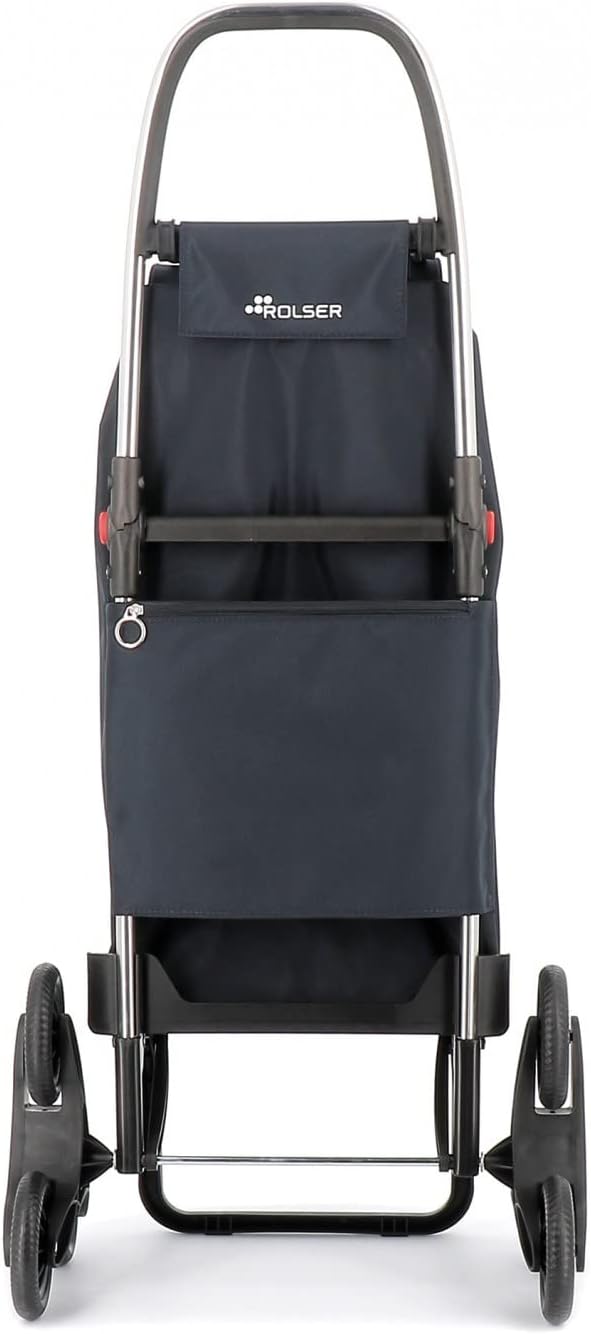 Klappbarer Einkaufstrolley Rolser I-Max MF 6 Räder Treppensteiger - Marengo, Marengo