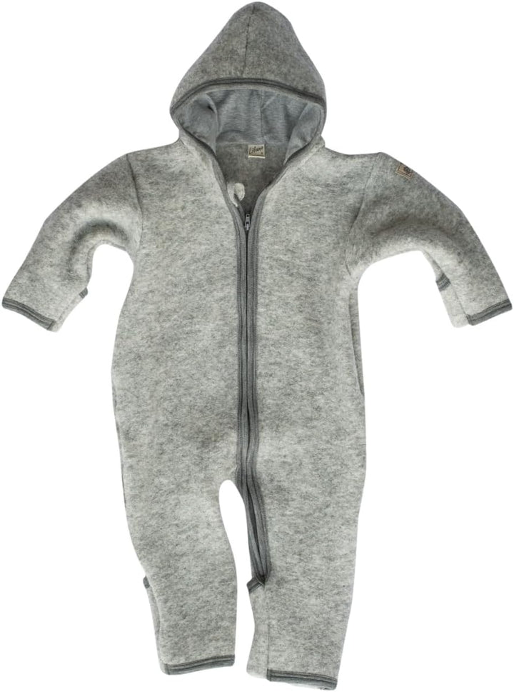 Lilano, Wollfilz Winter Anzug mit gefütterter Kapuze, 80% Wolle (kbT), 20% Baumwolle (KBA) 62 Grau,