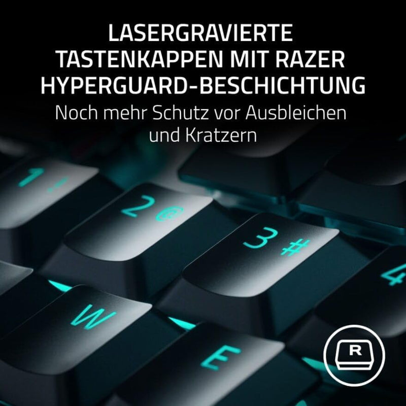 Razer DeathStalker V2 (Red Switch) - Optische Low-Profile-Gaming-Tastatur (Lineare Optische Switches