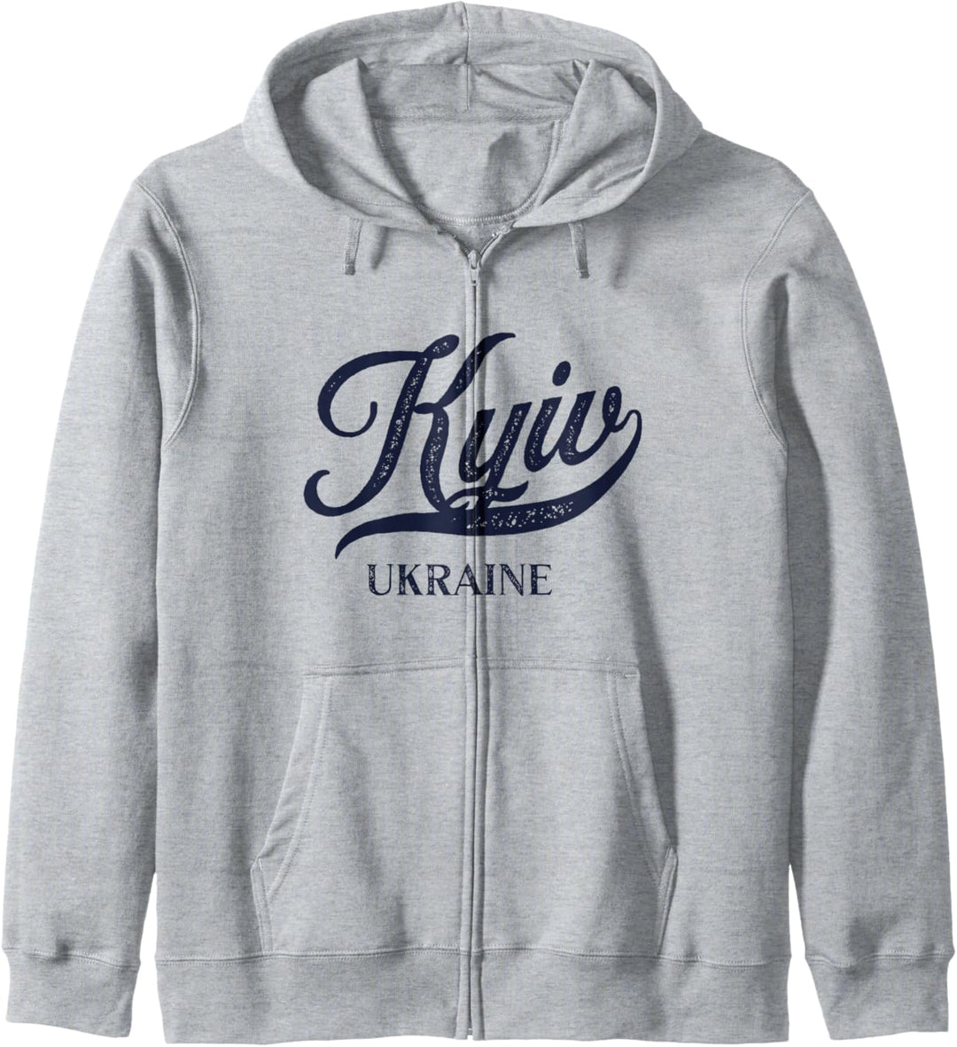 Retro Ukraine Stadt - Vintage Kiew Kapuzenjacke
