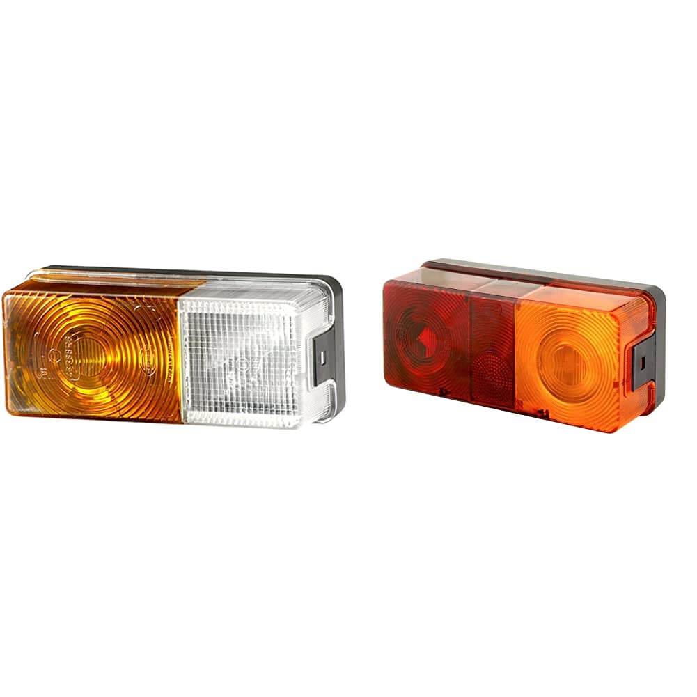 Hella 2BE 002 582-031 Blinkleuchte - 12V - Anbau - links/rechts & 2SD 002 582-021 Heckleuchte - rech