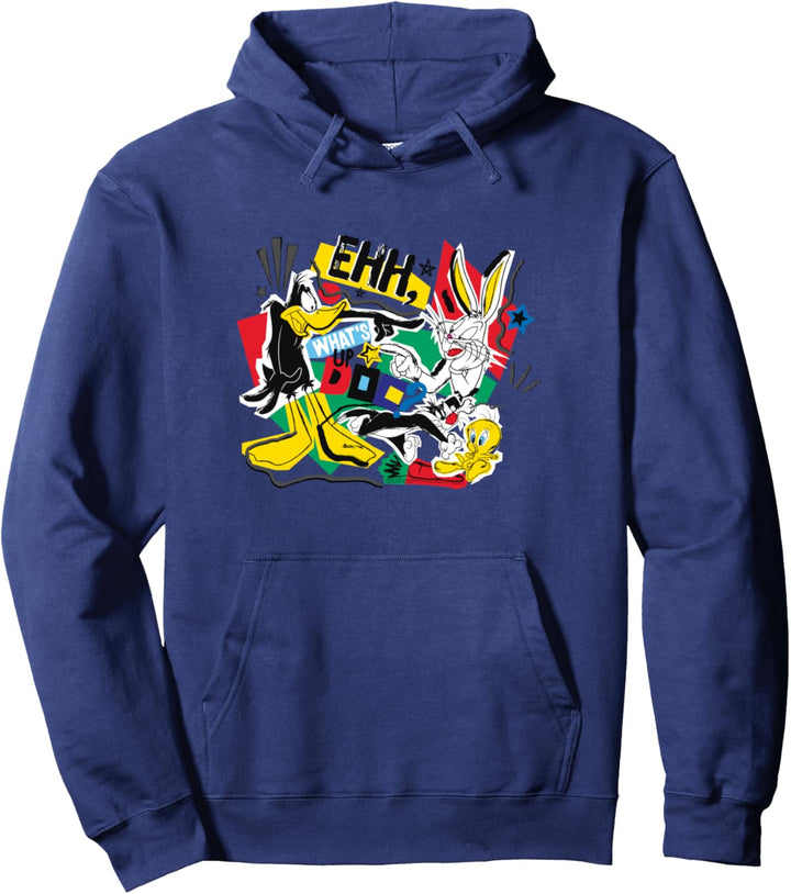 Looney Tunes Scrap Collage Pullover Hoodie