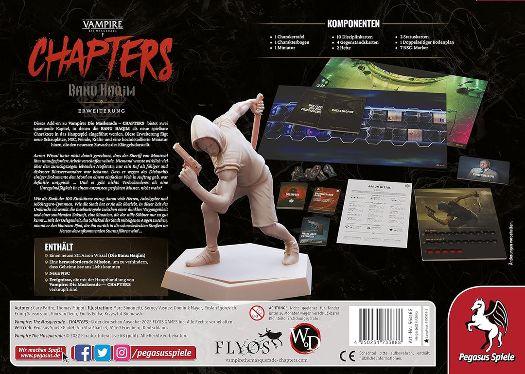 Pegasus Spiele 56416G Vampire: Die Maskerade – Chapters: Banu Haqim [Erweiterung]
