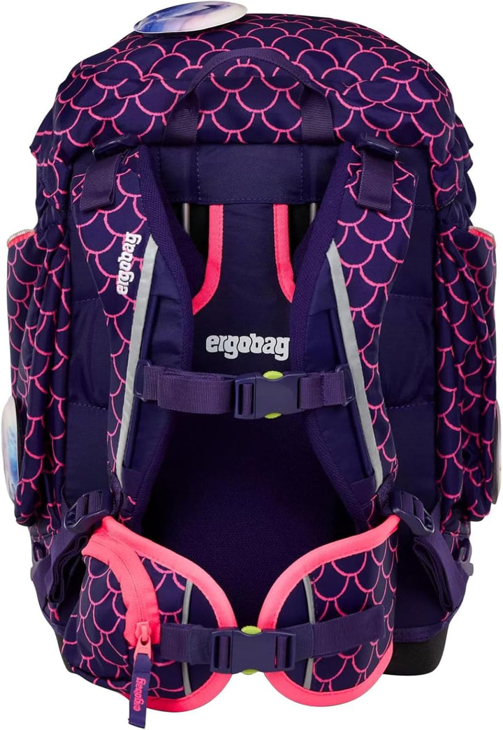 ergobag Pack Set ergonomischer Schulrucksack flexibel 6-teilig Set 1. Klasse Grundschule für Mädchen