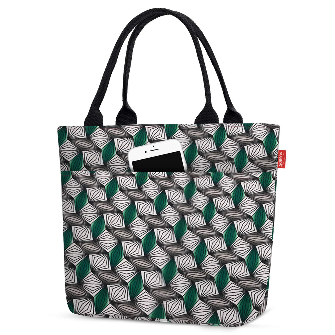 Kühltasche Klein Leicht Isoliertasche Faltbar Lunchbag Lunchtasche Thermoshopper zur Arbeit Schule M