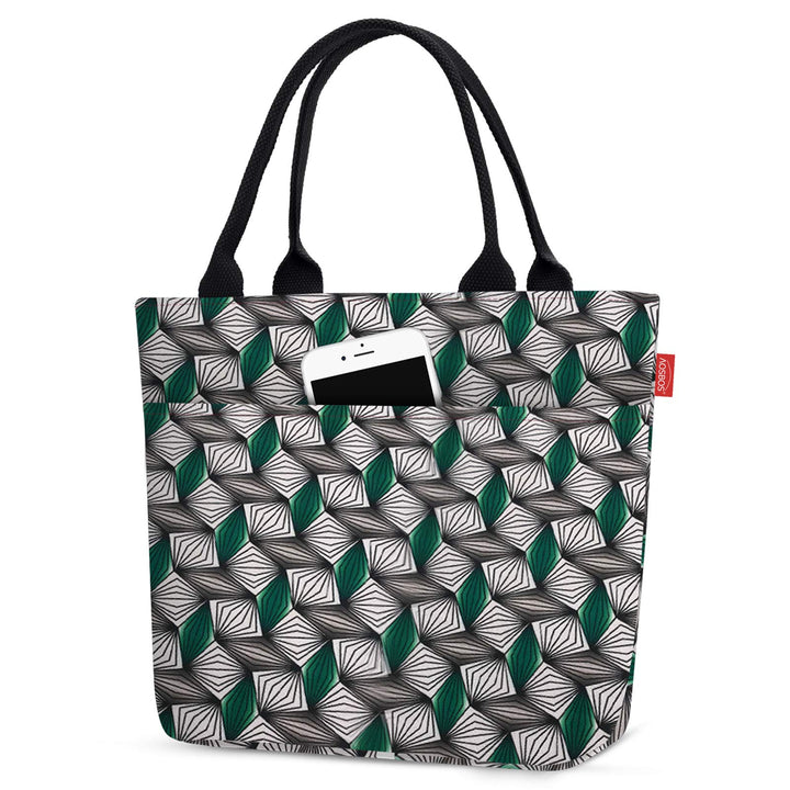 Kühltasche Klein Leicht Isoliertasche Faltbar Lunchbag Lunchtasche Thermoshopper zur Arbeit Schule M