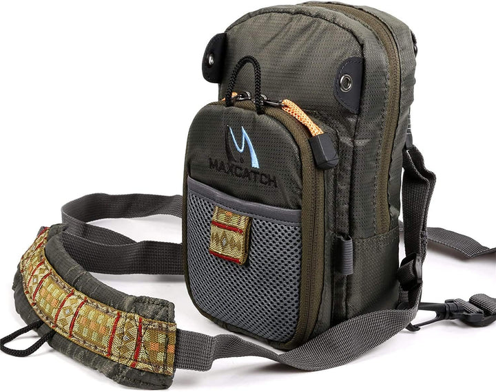 MAXIMUMCATCH Maxcatch Fliegenfischen Brusttasche Superleichte Brustpackung für Fliegenfischen Zubehö