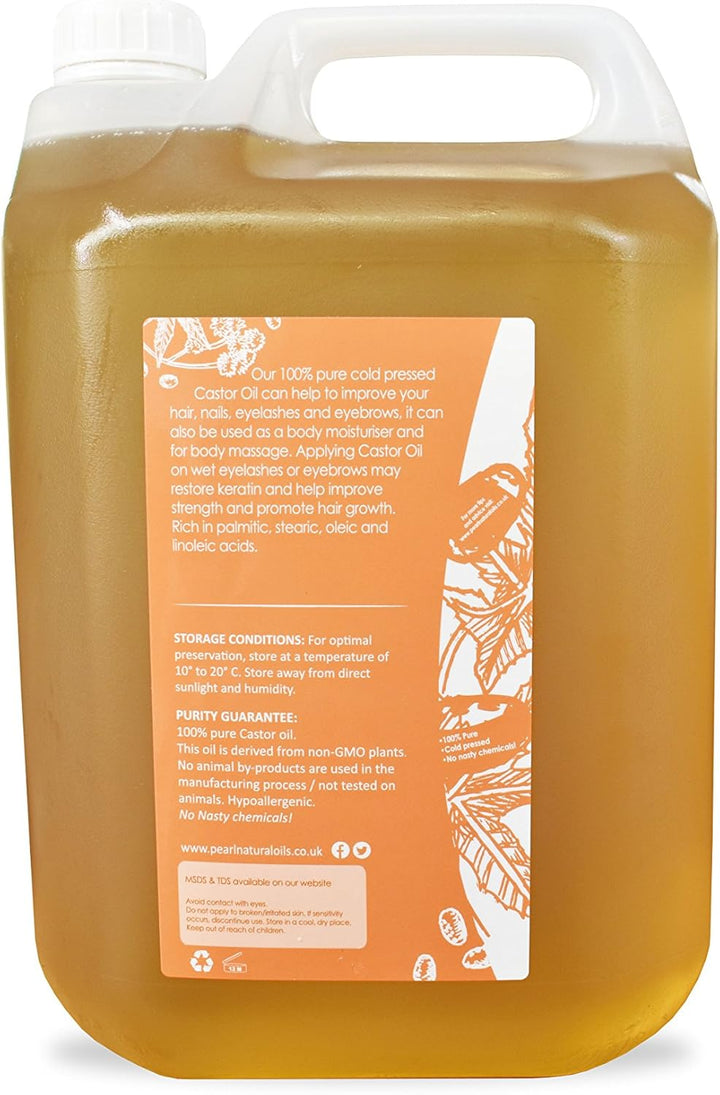 100% reines kaltgepresstes Rizinusöl 5 Liter 5 l (1er Pack), 5 l (1er Pack)