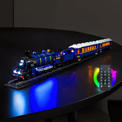 Fernbedienung Led Licht Set Kompatibel mit Lego The Orient Express Train (Kein Modell), Dekorationsb