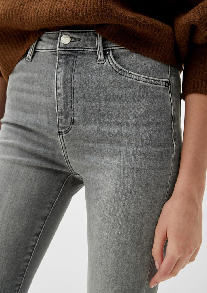 s.Oliver Damen Jeans, Annie Super Skinny Fit 32W / 34L Grau_meliert, 32W / 34L Grau_meliert