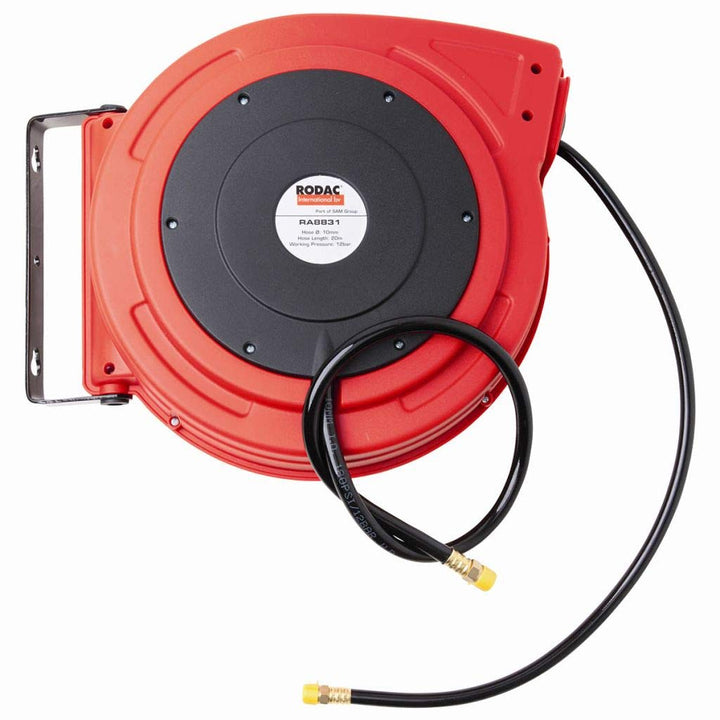ra8831 Automatische Schlauchaufroller PU 10 x 15 mm – 20 m – Rot