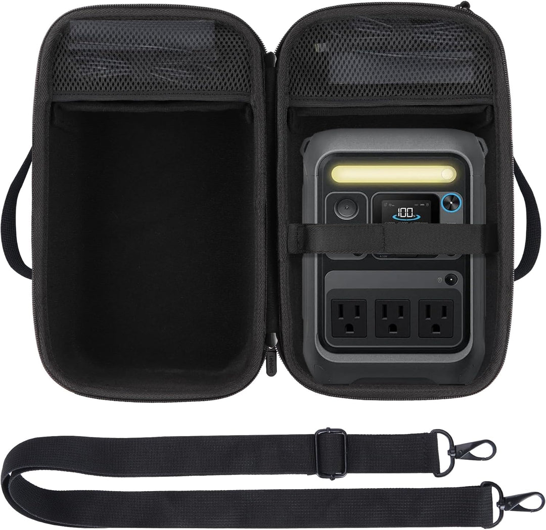 Lebakort Hart Schutz Hülle Etui Tasche für Anker SOLIX C300 Tragbare Powerstation für Anker SOLIX C3