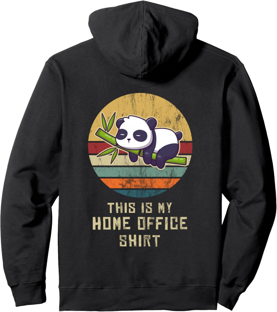 Panda Bear Team Hausaufgaben-Outfit "This is my Home Office" Pullover Hoodie