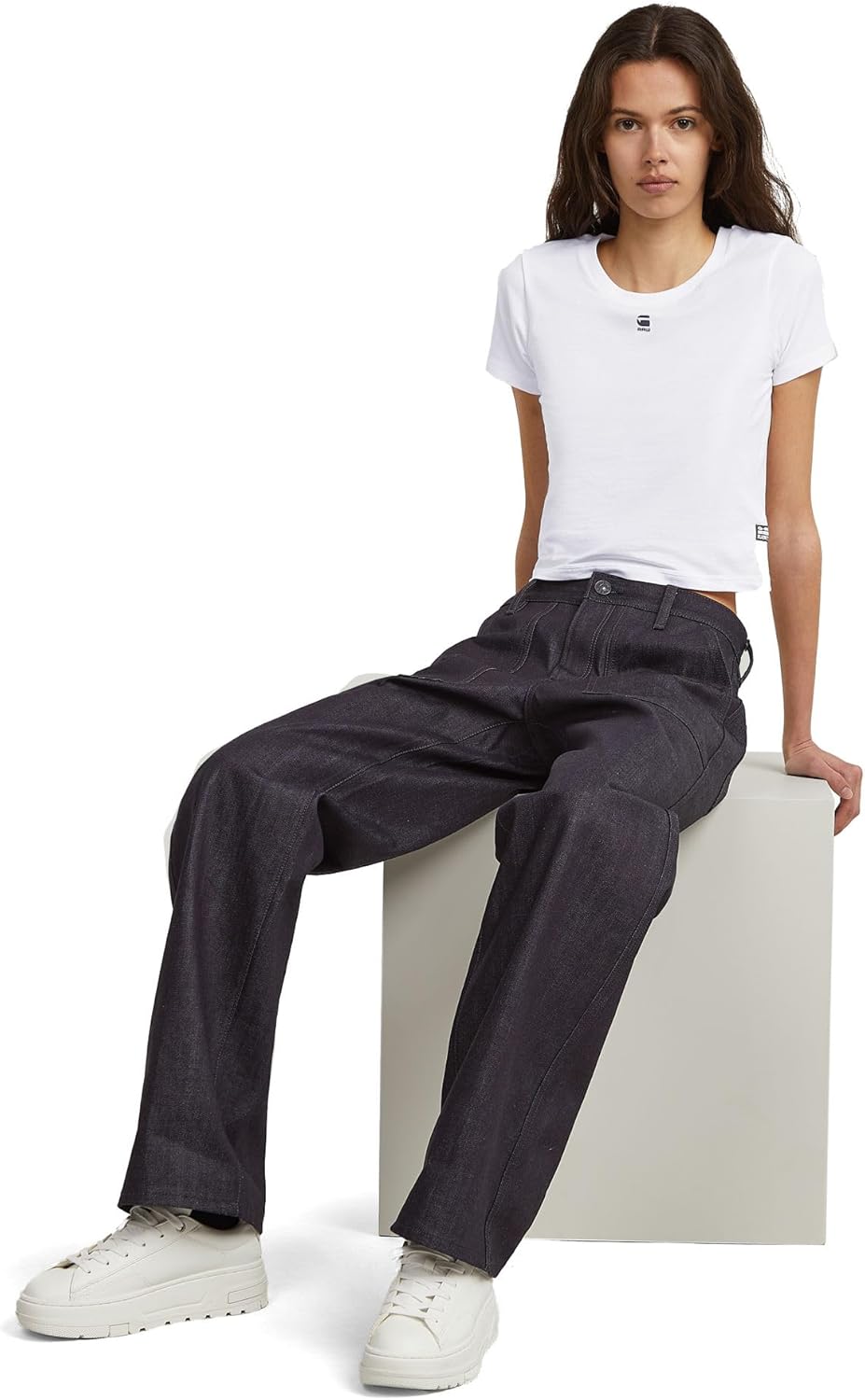 G-Star Damen Jeans Judee Carpenter Loose Jeans 23W / 30L Blau (Raw Denim D23590-d315-001), 23W / 30L