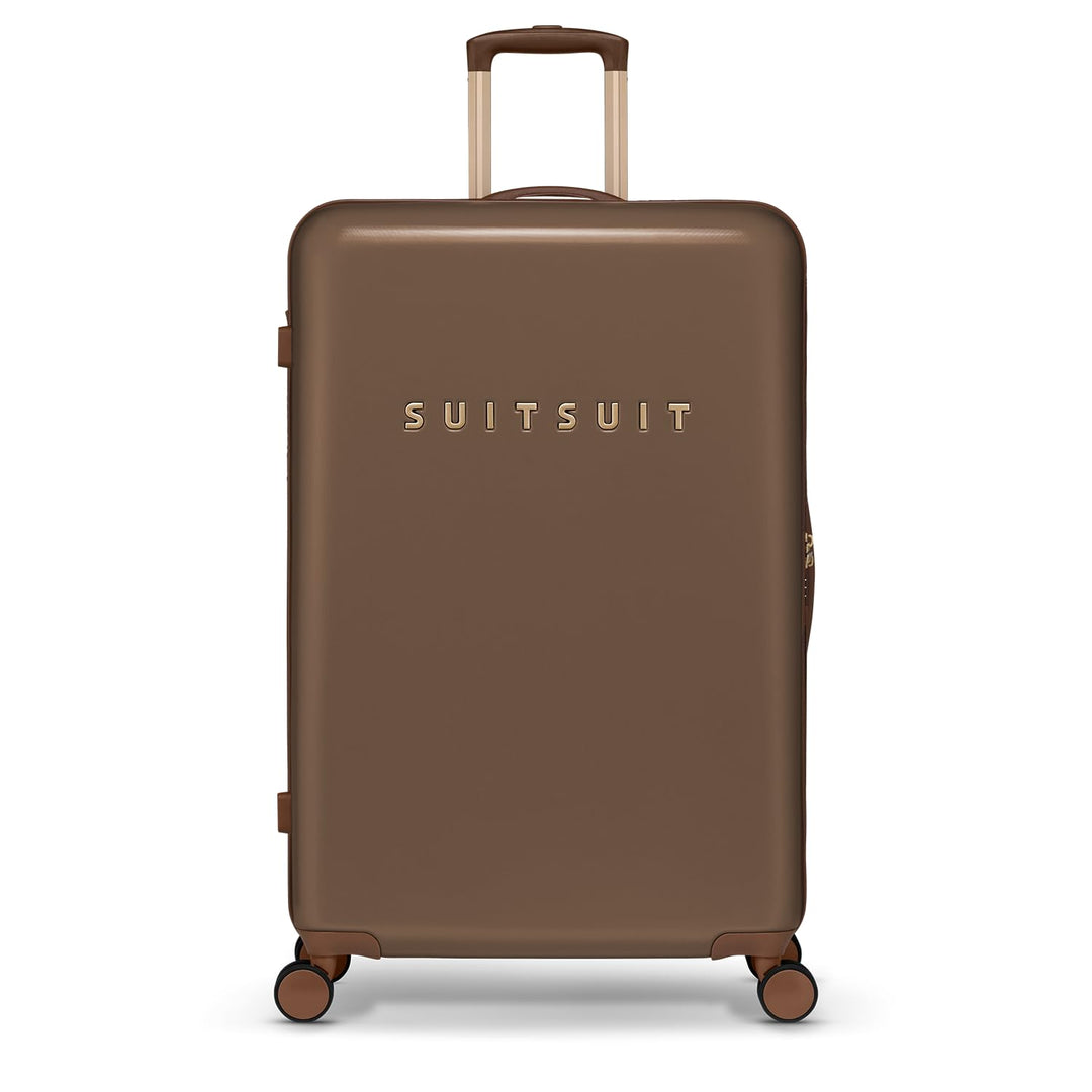 SUITSUIT Koffer Gross 76 cm - Hartschalen Reisekoffer mit Rollen - TSA-Schloss - 94 L - Fab Seventie