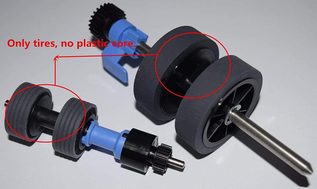5 x B12B819031 Pick Feed Roller Reifen-Set, kompatibel mit Epson DS-530 DS-570W DS-575 DS-770 DS-780
