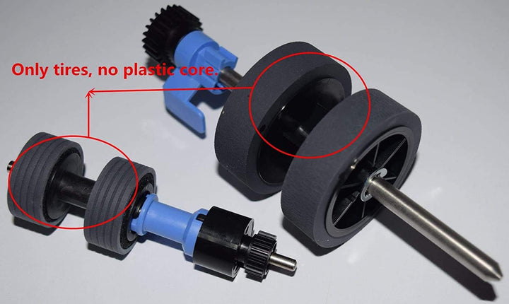 5 x B12B819031 Pick Feed Roller Reifen-Set, kompatibel mit Epson DS-530 DS-570W DS-575 DS-770 DS-780