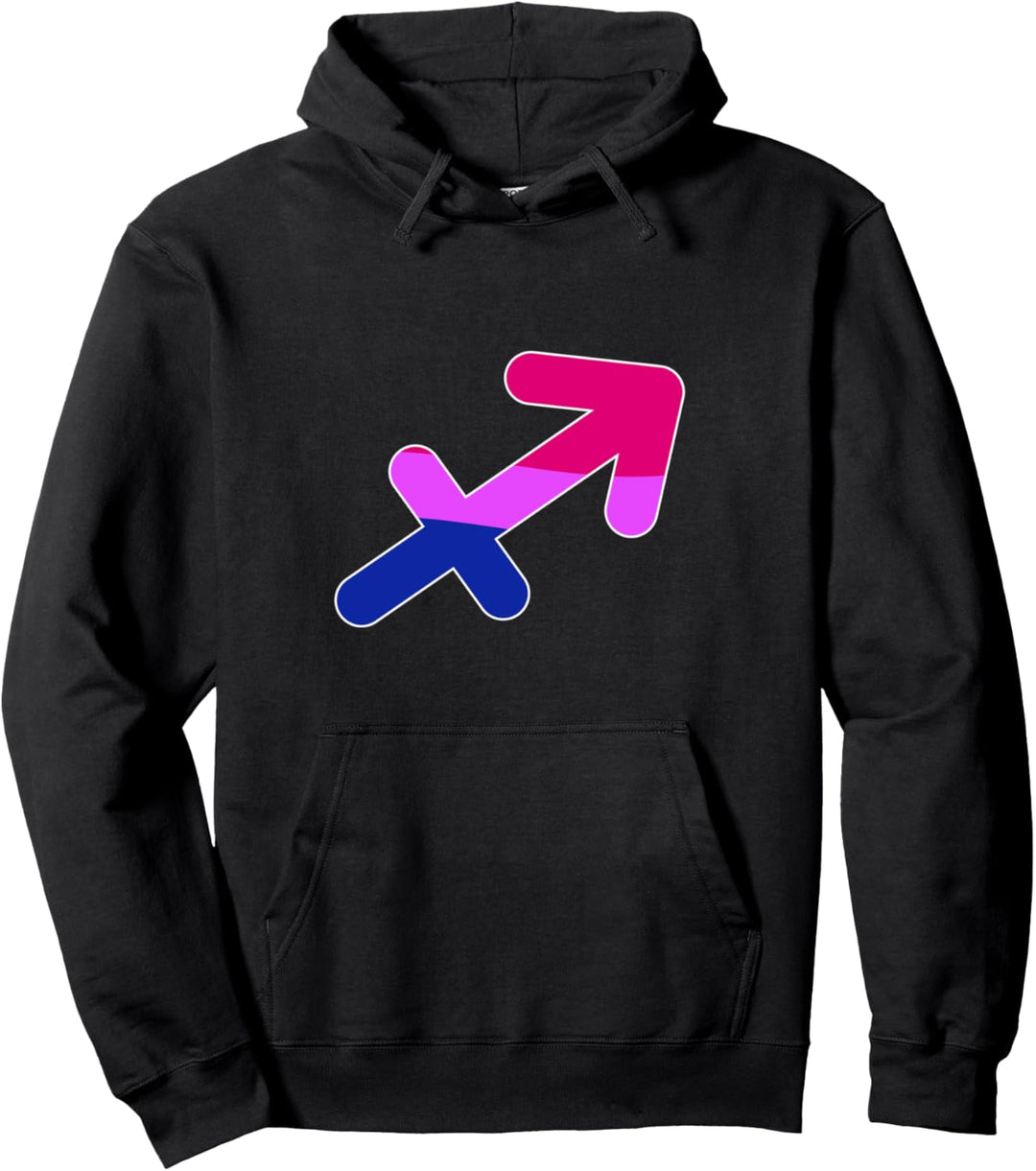 Stolzes Schütze Bisexuell Horoskop Design Pullover Hoodie