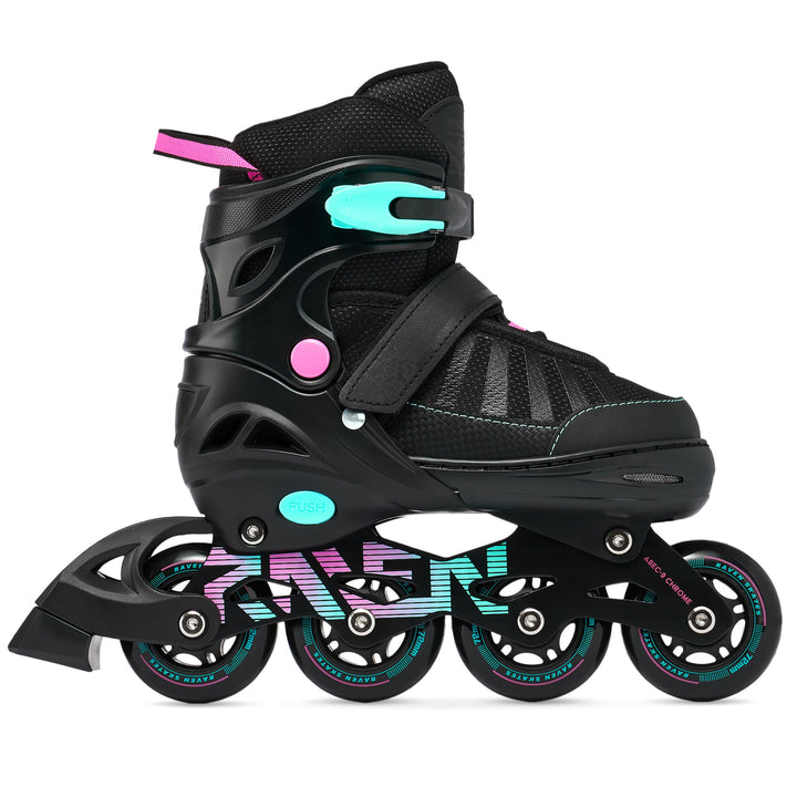 RAVEN Inline Skates Inliner für Kinder und Erwachsene OPTIONAL 2in1 mit Schlittschuhen verstellbar O