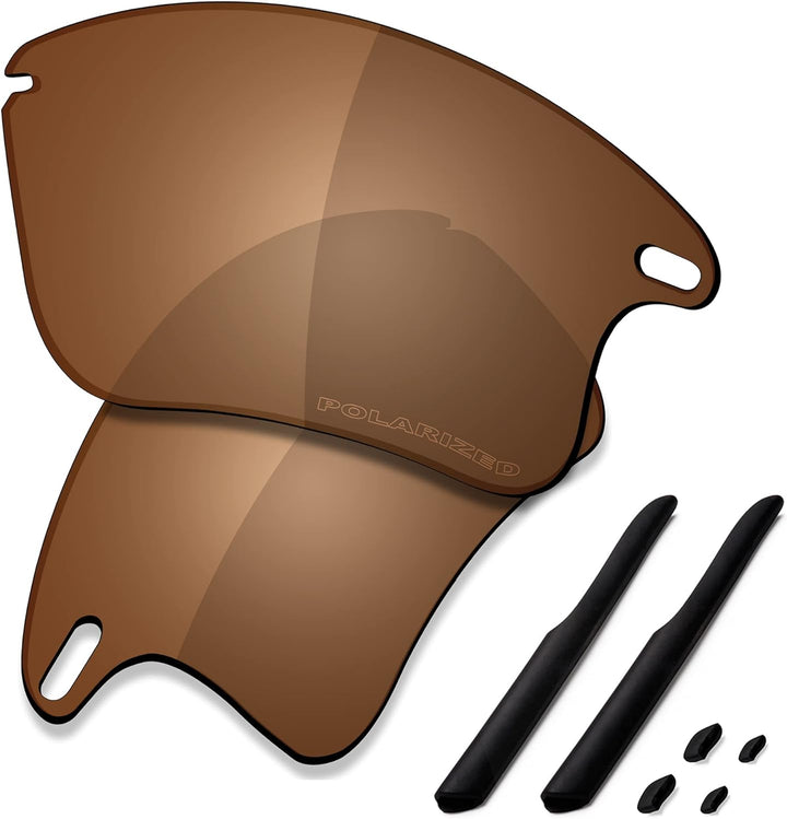 Saucer Premium-Ersatzgläser und Gummi-Kits für Oakley Fast Jacket XL OO9156 Sonnenbrillen High Defin