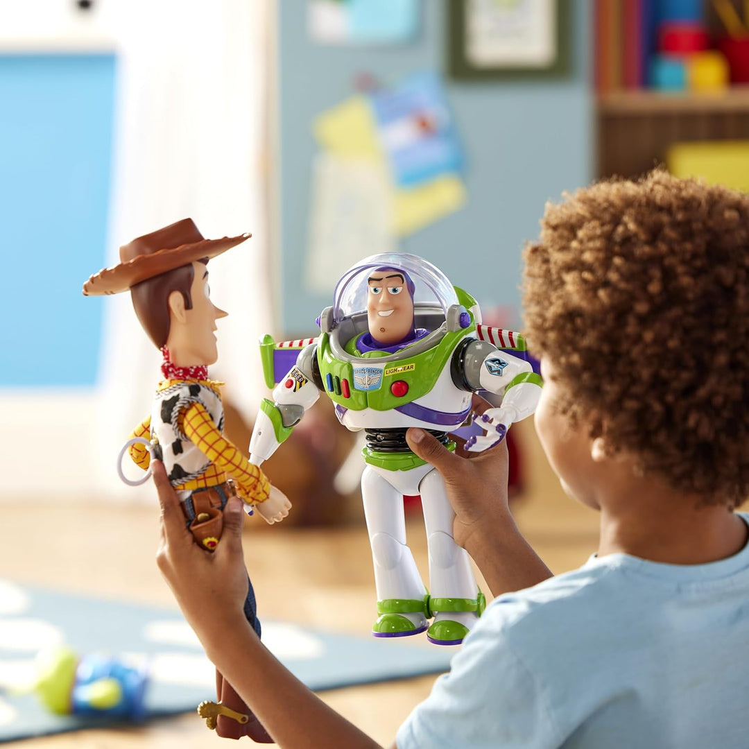 Disney Store Official - Pixars Toy Story - Sheriff Woody - Interaktive sprechende Actionfigur - 39 c