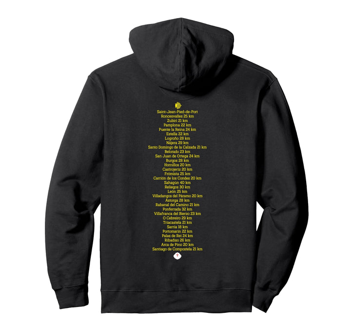 Camino de Santiago de Compostela Jakobsweg Etappen Pilgern Pullover Hoodie