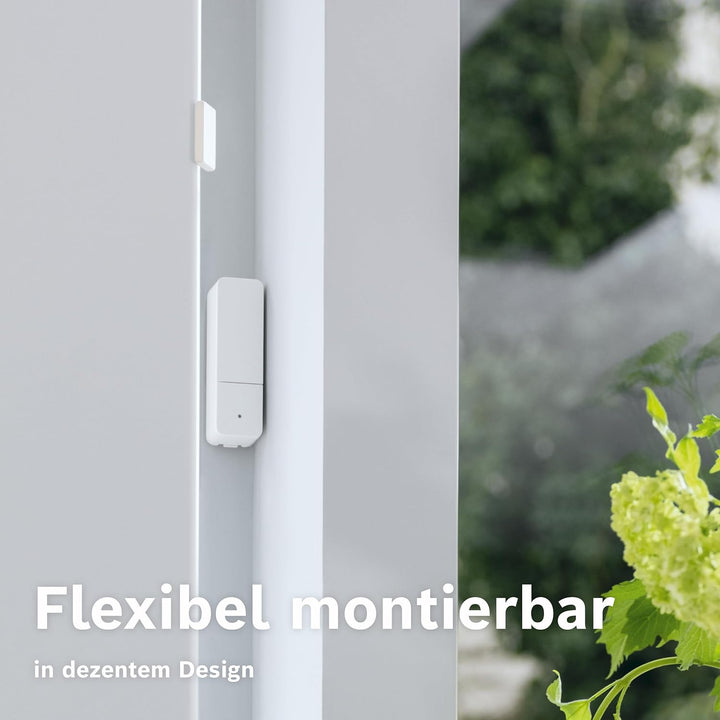 Bosch Smart Home Tür-/Fensterkontakt II [+M], smarter Sensor zum energieeffizienten Heizen und Einbr