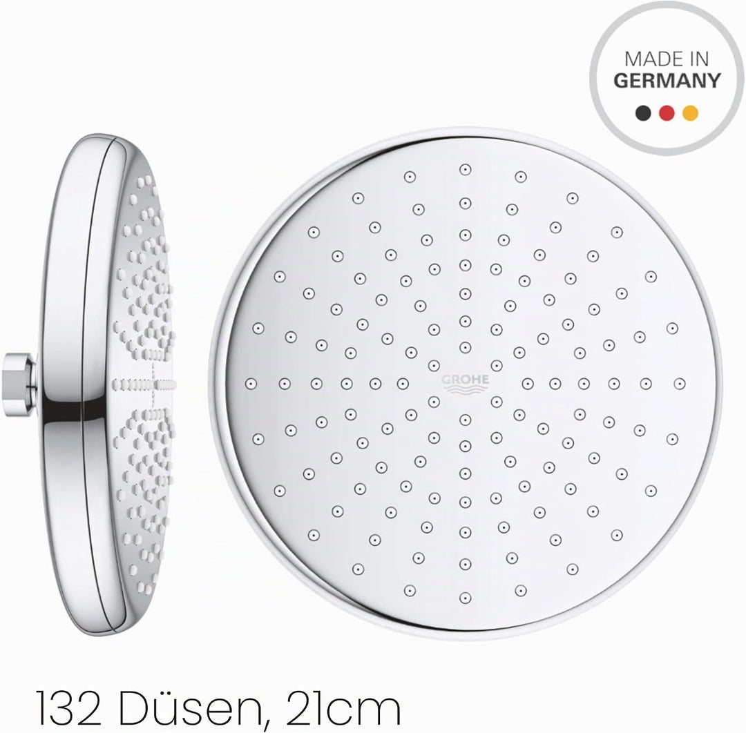 GROHE Tempesta 210 | Brausen und Duschsysteme | Kopfbrause | 26408000, Chrom Chrom Nur Kopfbrause, C