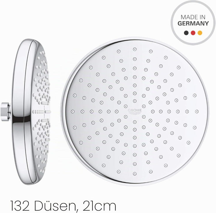 GROHE Tempesta 210 | Brausen und Duschsysteme | Kopfbrause | 26408000, Chrom Chrom Nur Kopfbrause, C
