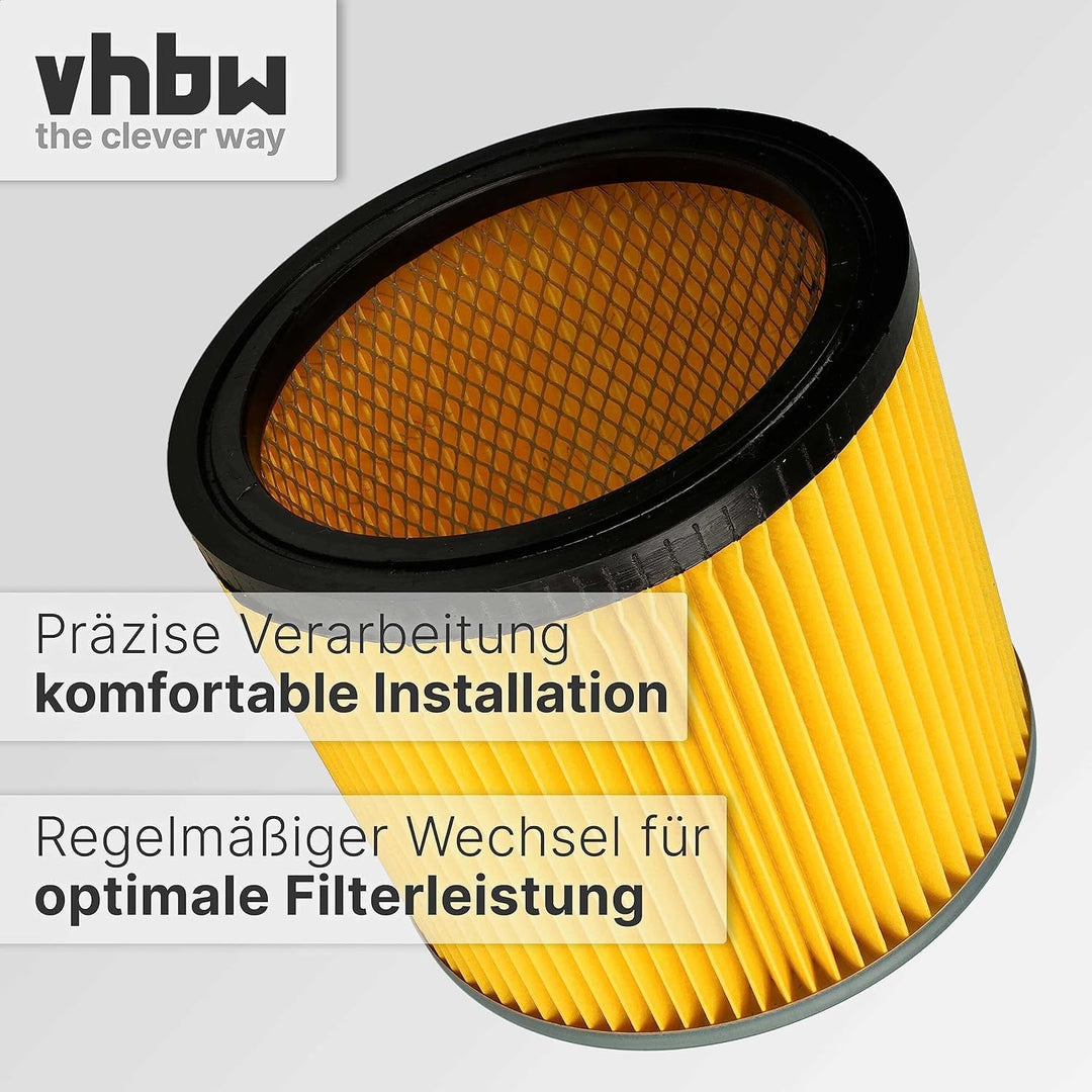 vhbw Staubsaugerfilter kompatibel mit Bosch GAS 12-30 F Professional, PAS 1000, PAS 11-25, PAS 11-25
