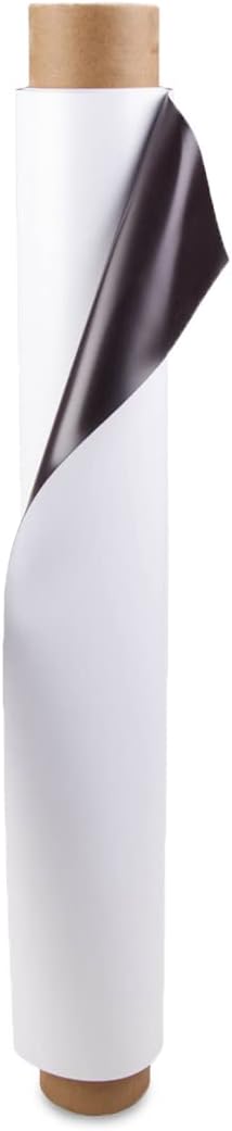 Magnetfolie (magnets4you) weiss beschichtet, Breite 1000x0,85 mm, Laufmeter 1000x1000x0.85 mm Weiss,