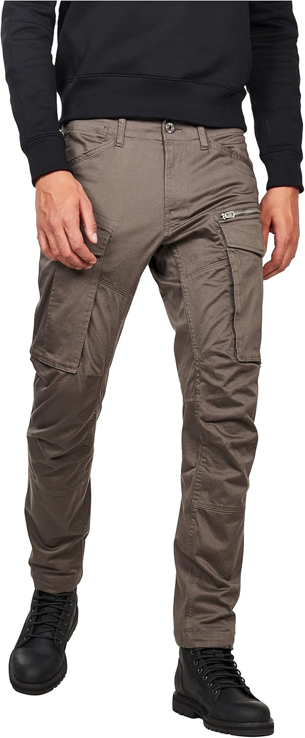 G-STAR Herren Rovic Zip 3D Regular Tapered Pants 24W / 28L Grau (Gs Grey D02190-5126-1260), 24W / 28
