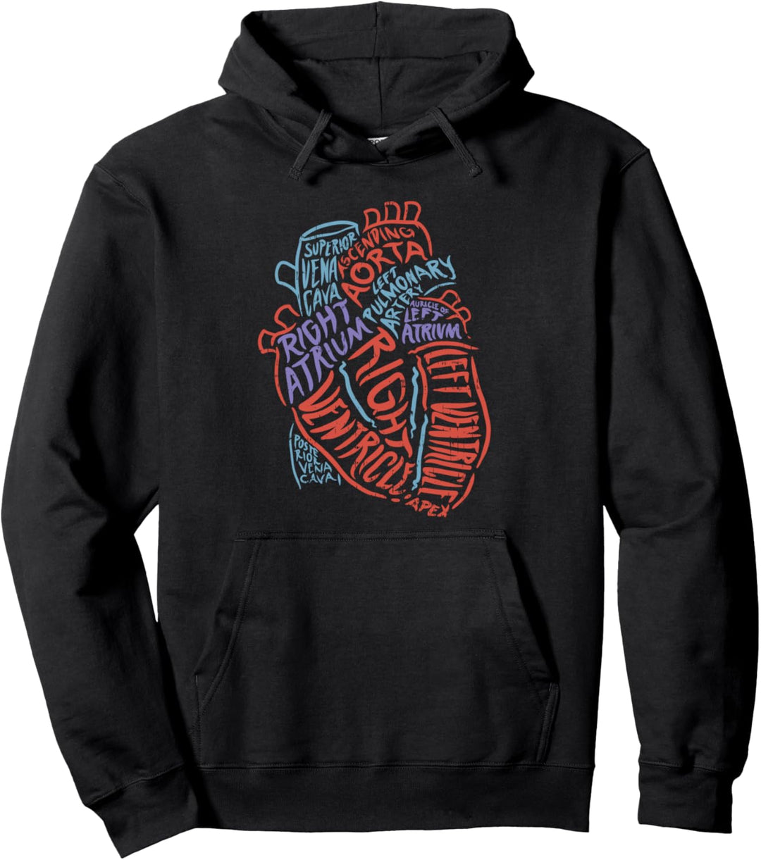 Anatomie Herz Für Kardiologie Doktoren und Krankenschwestern Pullover Hoodie